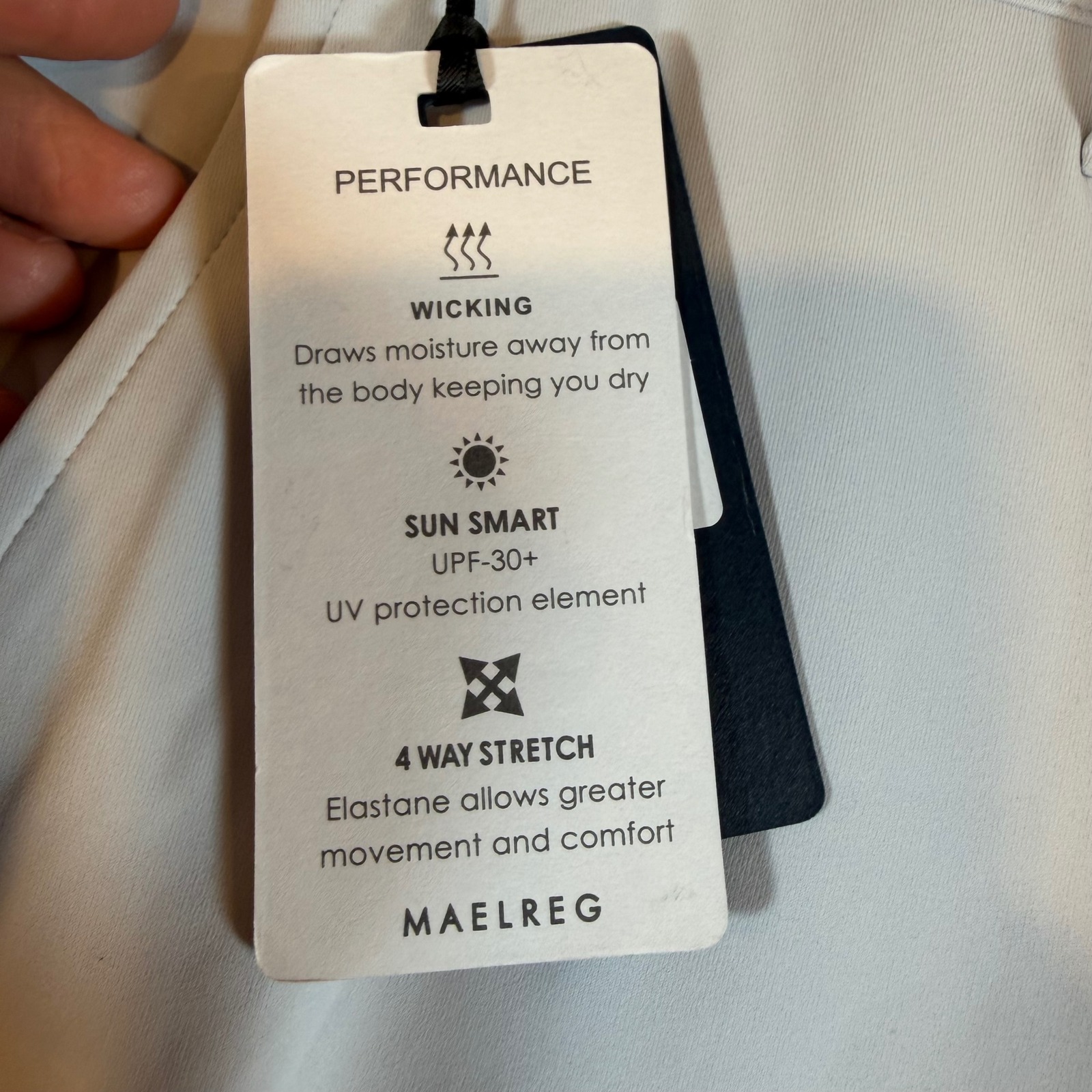 Maelreg Proflex Performance Pants Mens 40x30 Misty Grey Golf Stretch Upf 30+ Nwt — image 4 of 8